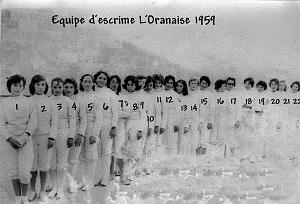 ESCRIME 1959 L ORANAISE 002